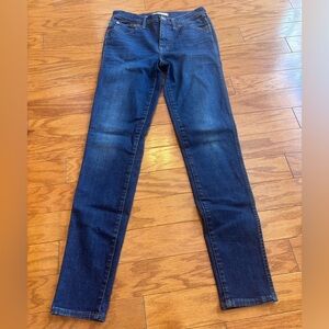 Madewell Women's Skinny Jeans - Dark Blue